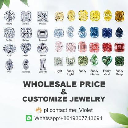 Messi Jewelry 2.0mm- 4.2mm 1PCS Melee Lab Grown Diamonds HPHT DEF VVS-VS Little Diamond Wholesale