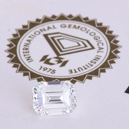 Provence CVD diamond Stone Emerald Cut 1-3ct D/VS1 with IGI Certificate lab grown diamond Fine Jewelry Loose Stone Wholesale