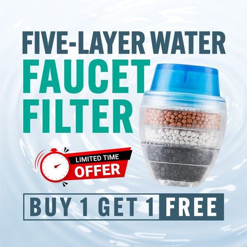 🔥 Special Deal: 70% OFF + Buy One, Get One FREE! 🔥5X CarbonGuard Faucet Filter